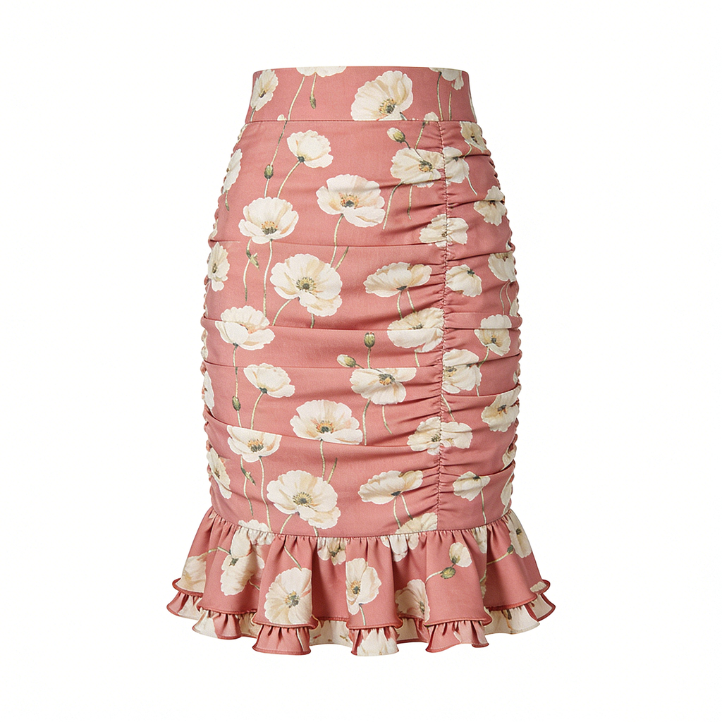 Sweet Girl Print Skirt